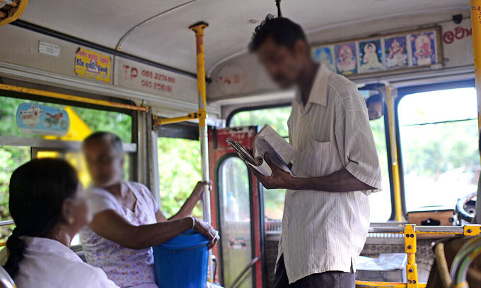 பேரூந்தில் பயணிகளுக்கு மீதிப்பணம் தராவிடின் அழைக்கவும்