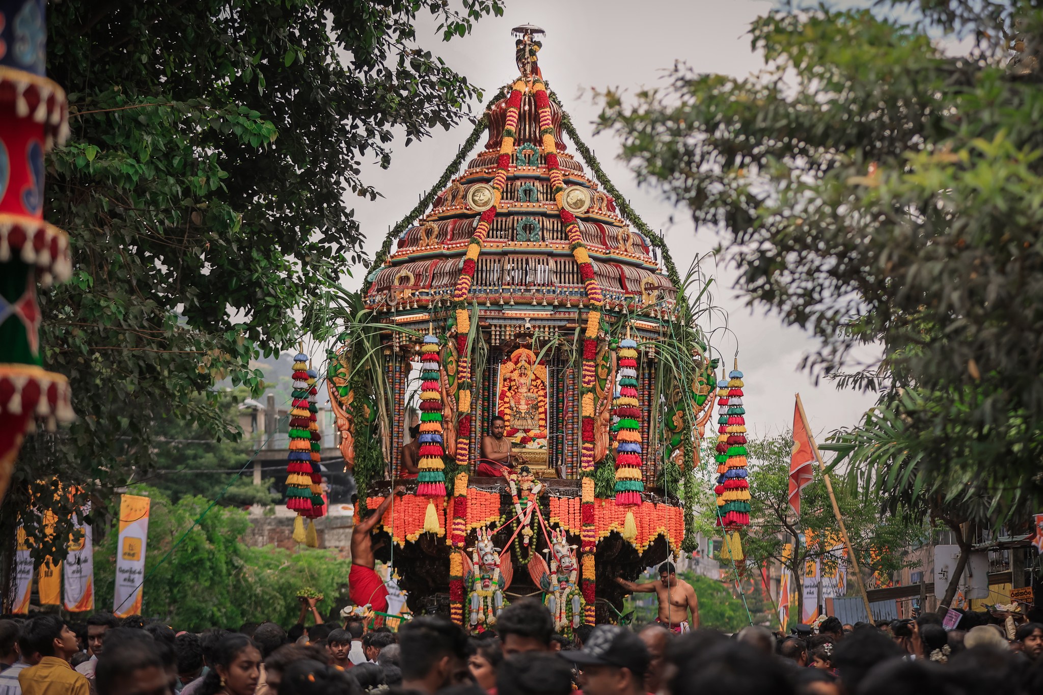 மாத்தளை அருள்மிகு ஸ்ரீ முத்துமாரியம்மன் தேவஸ்தான பஞ்சரத பவனி உலா