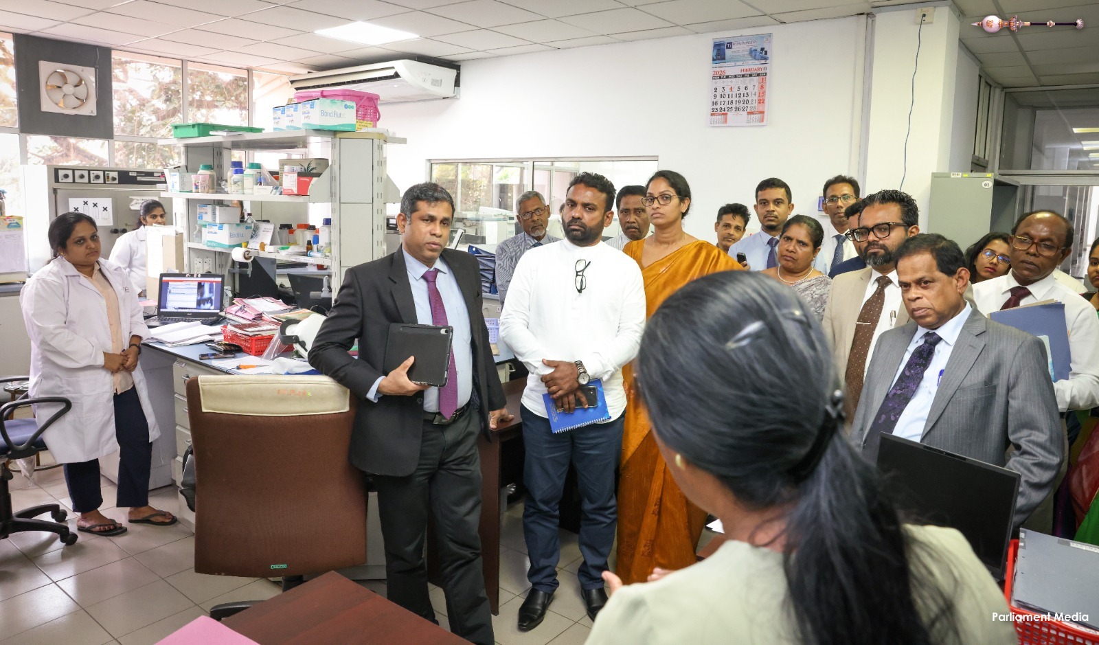 அரசாங்க பொறுப்பு முயற்சிகள் பற்றிய குழு கைத்தொழில் தொழில்நுட்ப நிறுவனத்திற்கு விஜயம்