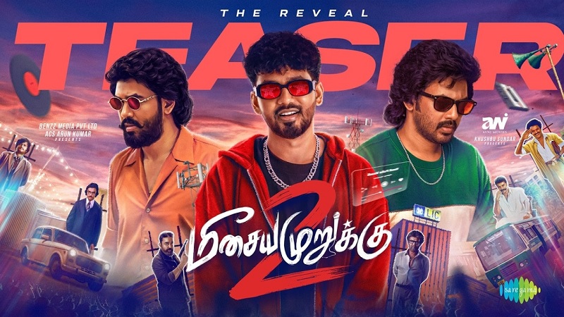 மீசைய முறுக்கு இரண்டாவது பாகத்தின் டீசர் வெளியானது