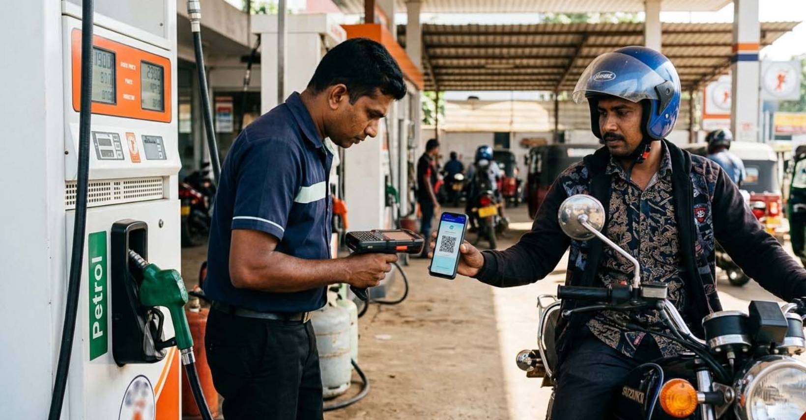 பெட்ரோல் நிலையங்களில் QR குறியீடு கட்டாயம்