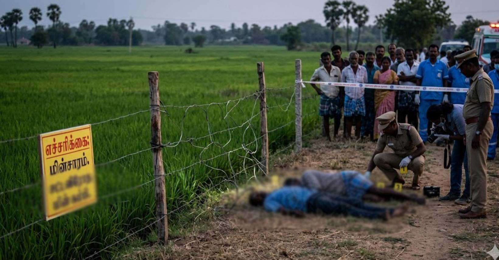 மின்சாரம் தாக்கி இருவர் பலி