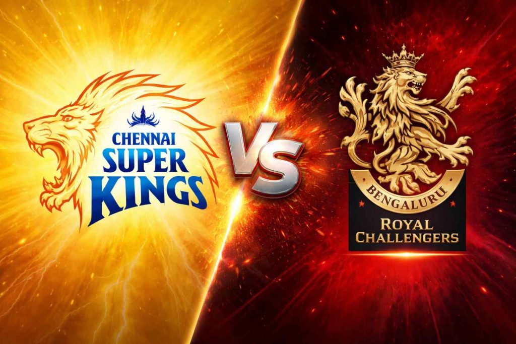 RCB vs CSK அணிகள் இன்று மோதல்