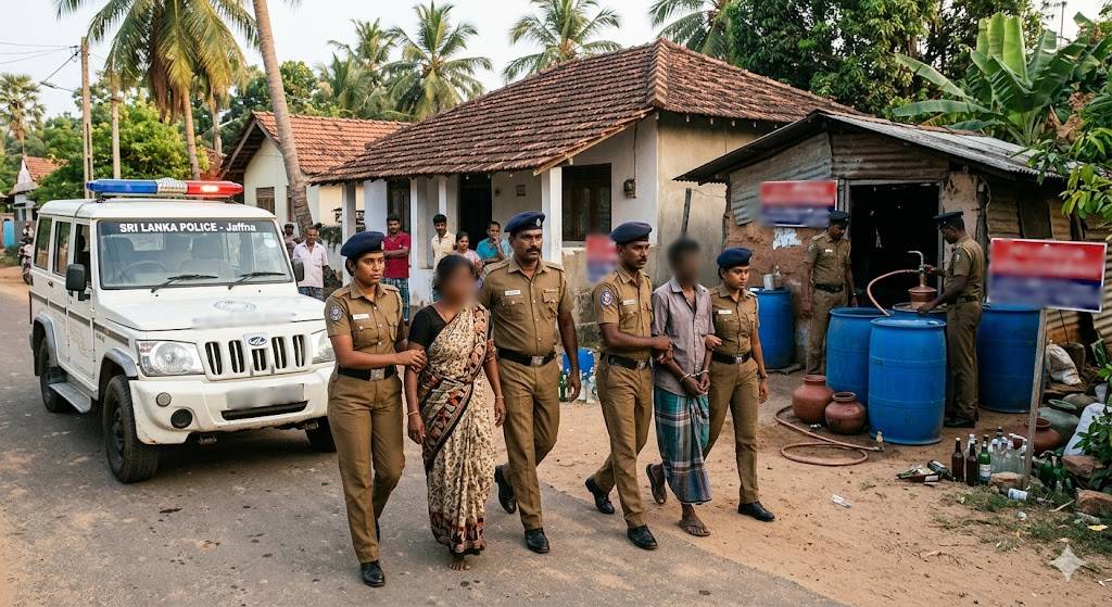 யாழில் கசிப்பு வியாபாரம் ; இருவர் கைது யாழில் கசிப்பு வியாபாரம் ; இருவர் கைது