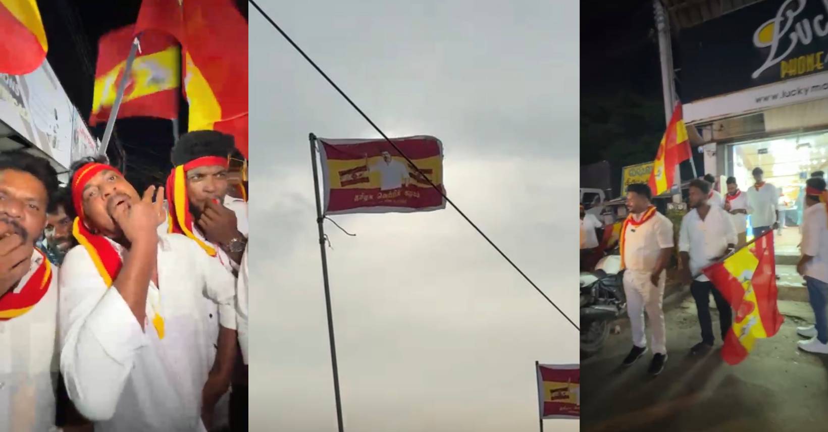 தமிழகத் தேர்தல் வெற்றி ; யாழ்ப்பாணத்தில் இளைஞர்கள் கொண்டாட்டம்