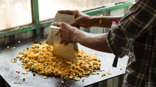 கொத்து தயாரித்தவருக்கு 40 ஆயிரம் ரூபாய் அபராதம்